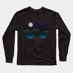 Pier at night Long Sleeve T-Shirt